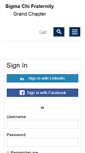Mobile Screenshot of grandchapter.sigmachi.org